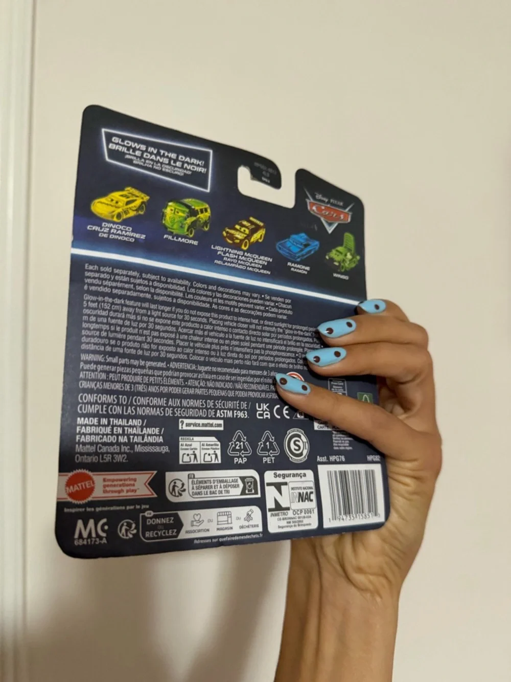 Mattel Jackson Storm Die-Cast Car - Black & Light Blue